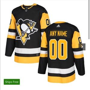 BRAND NEW - NHL Jersey Men’s Pittsburgh Penguins ADIDAS Authentic MARINO Jersey